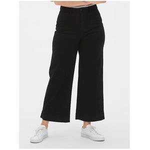 GAP Black Wide Leg Crop Pants